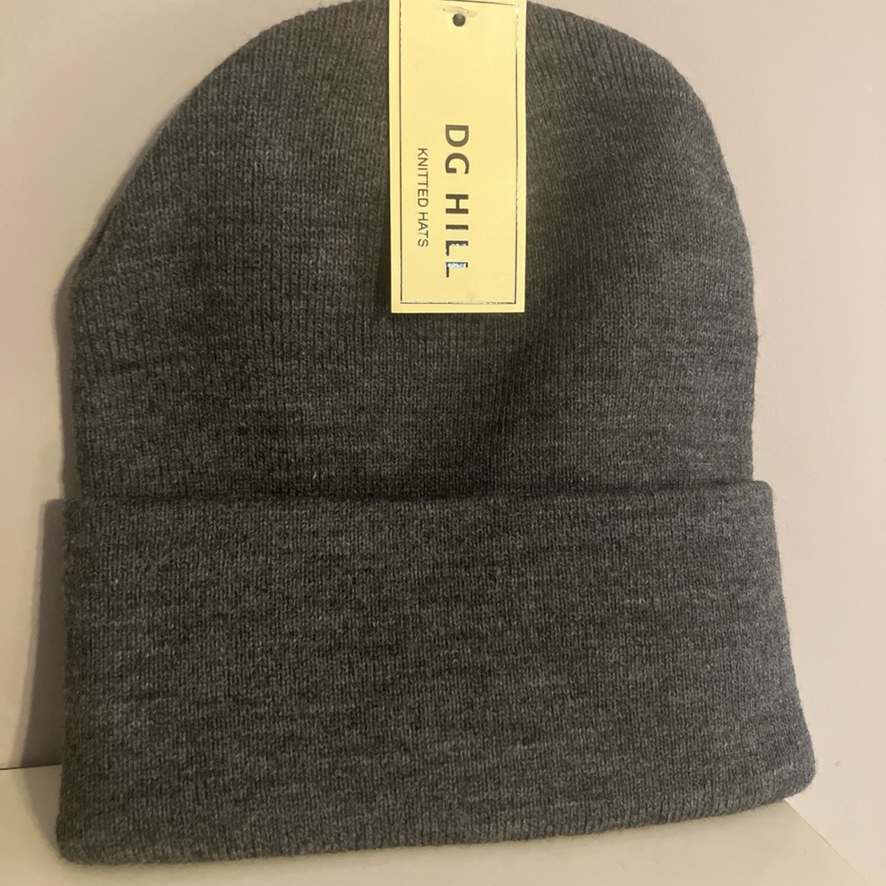 NWT DG Hill Charcoal Knit Beanie